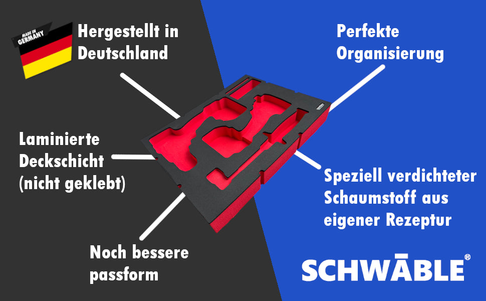 Individuelle Schaumeinlage erstellen