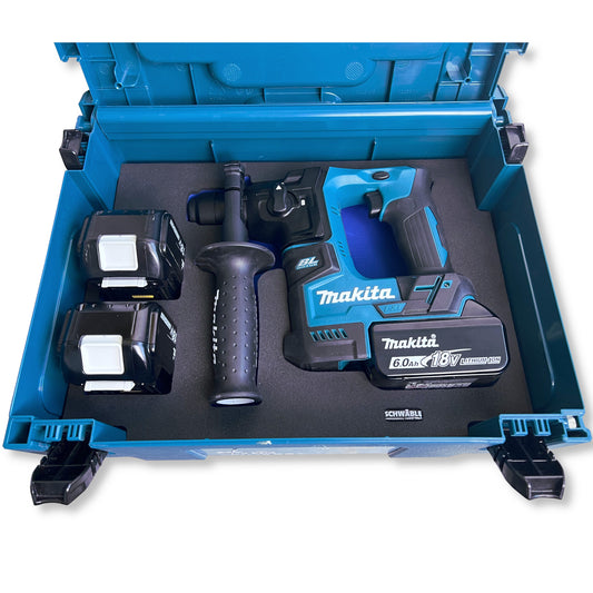 SCHWÄBLE® Schaumeinlage Schaumstoffeinlage für Makita Akku-Bohrhammer DHR171